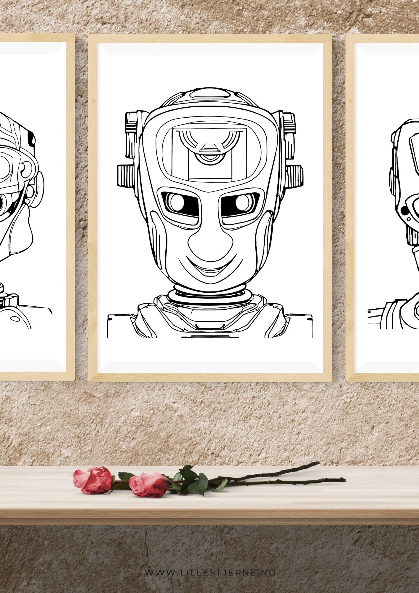 Robot tegninger for barn | 20 fargeleggingsark med tøffe robot-motiv | PDF og PNG