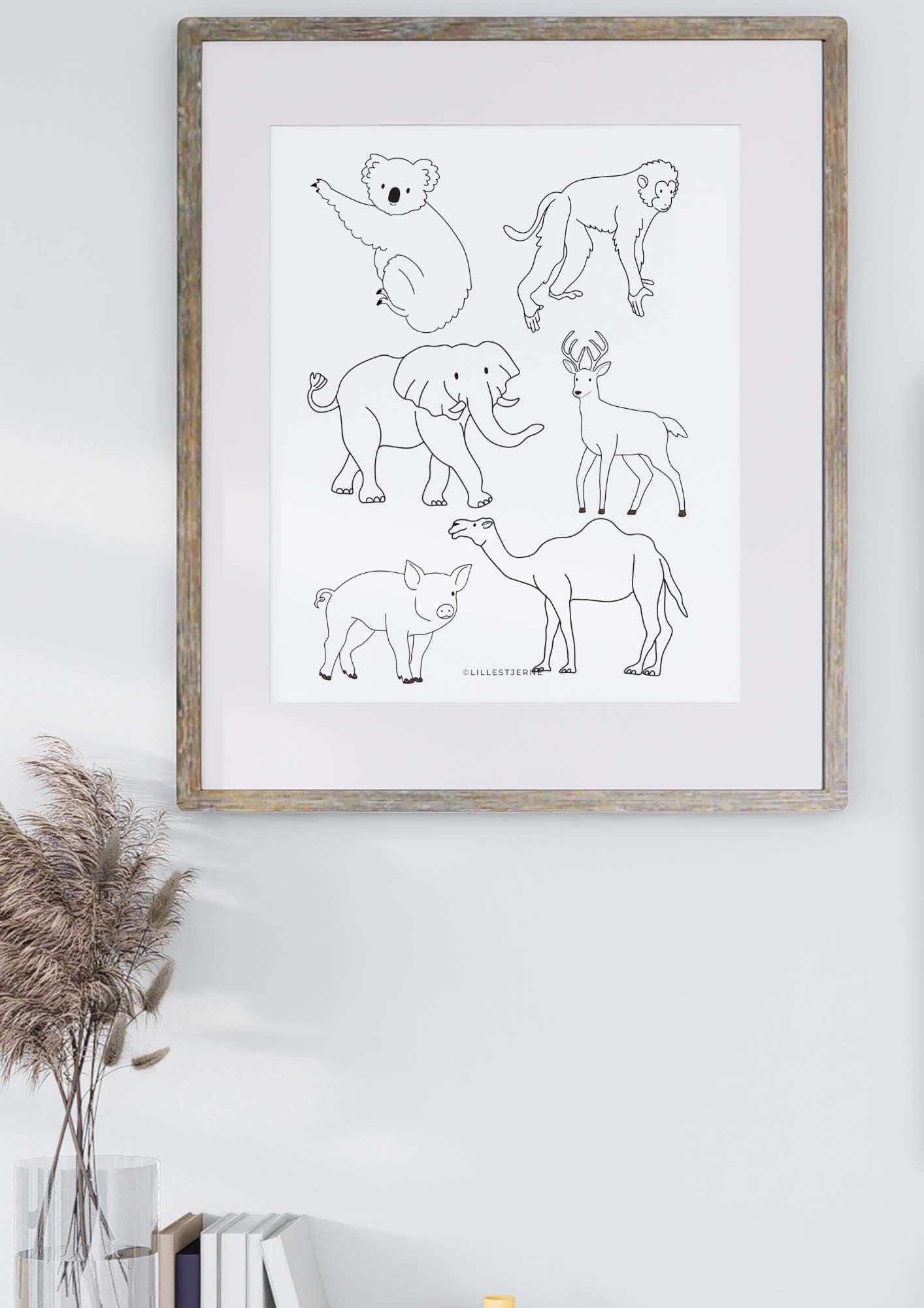 Flotte fargelegging sider i sommermotiv | 30+ forskjellige design | 20 ark i PDF og PNG