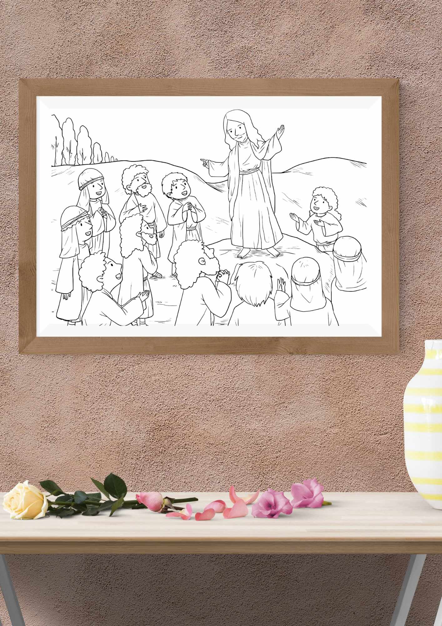 Bibelhistorien Del 2 fargeleggingsbok | 50 fargeleggingsark | PDF og PNG