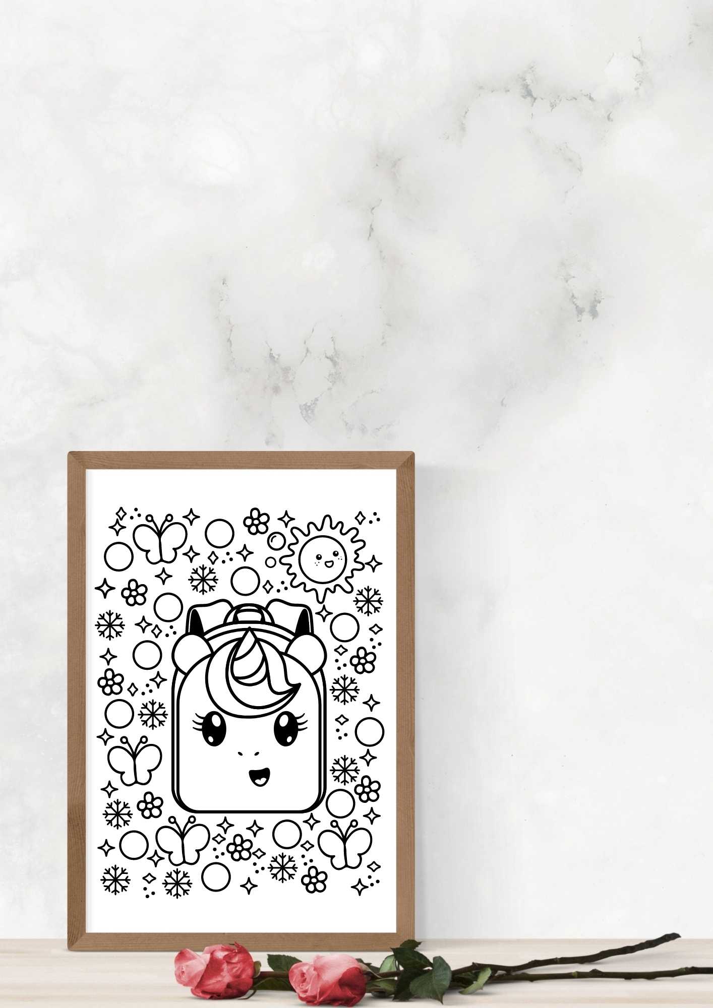 Kawaii foodie 65 fargeleggingssider | Skriv ut og fargelegg | PDF og PNG