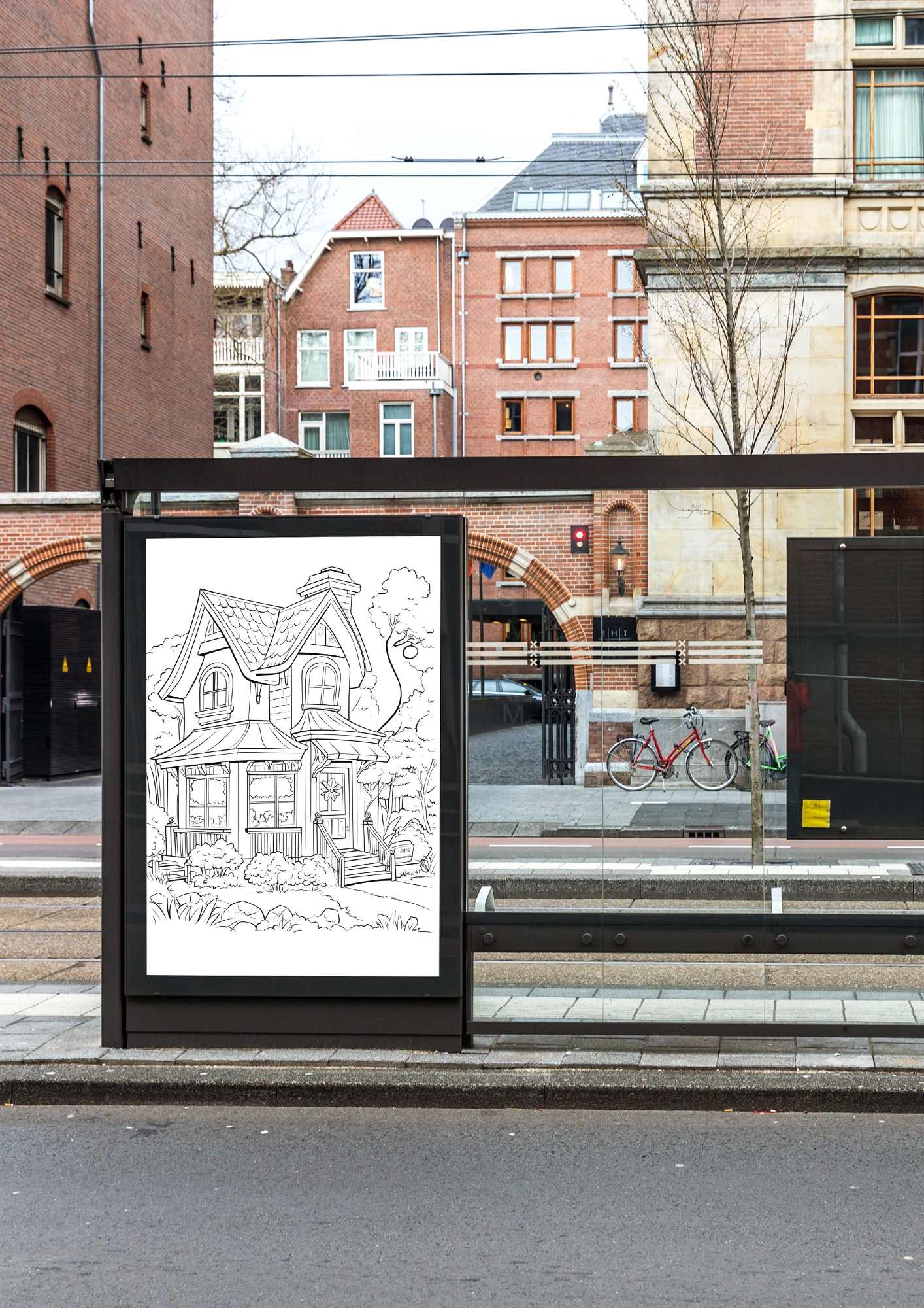 FAIRYTALEHOUSE fargeleggingsbok | 50 sider fargeleggingsark | PDF og PNG utskrift