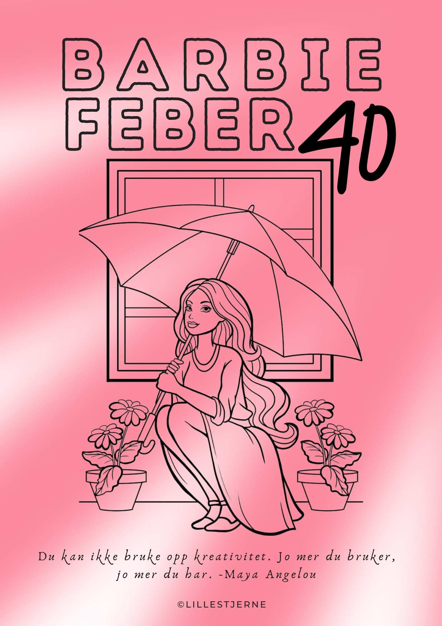 BARBIE fargelegging | 40 sider Barbie fargeleggingsark | PDF utskrivbare sider