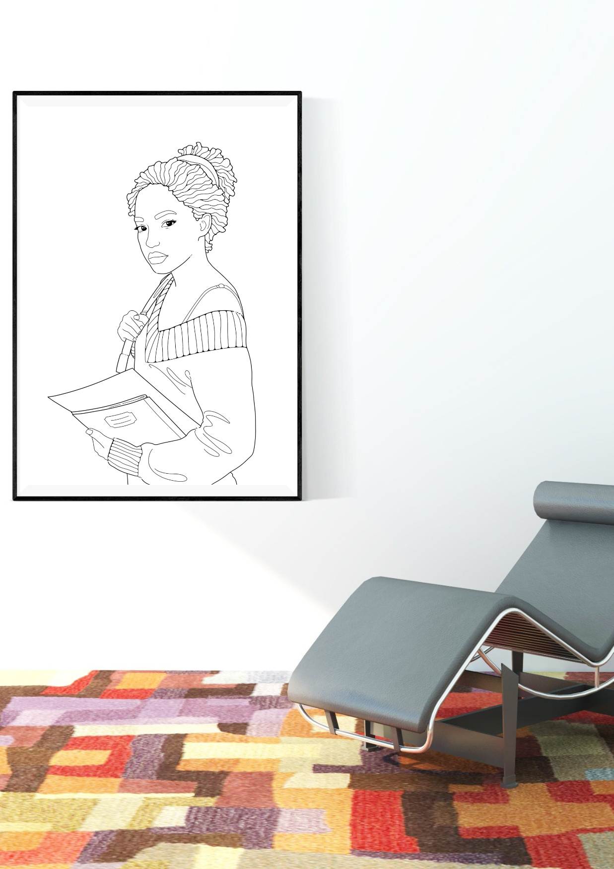 Kvinner av tiden fargeleggingsbok | 17 sider med fargelegging | PDF og PNG utskrift