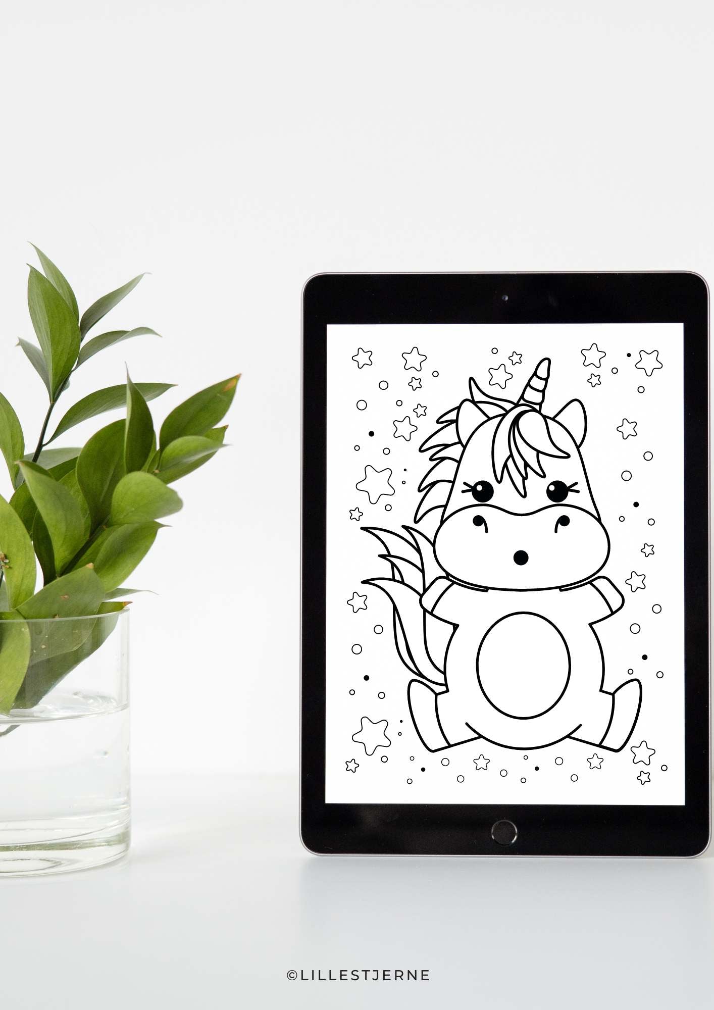 Kawaii tegninger for barn | 50 tegneark med søte mat-motiv | PDF og PNG