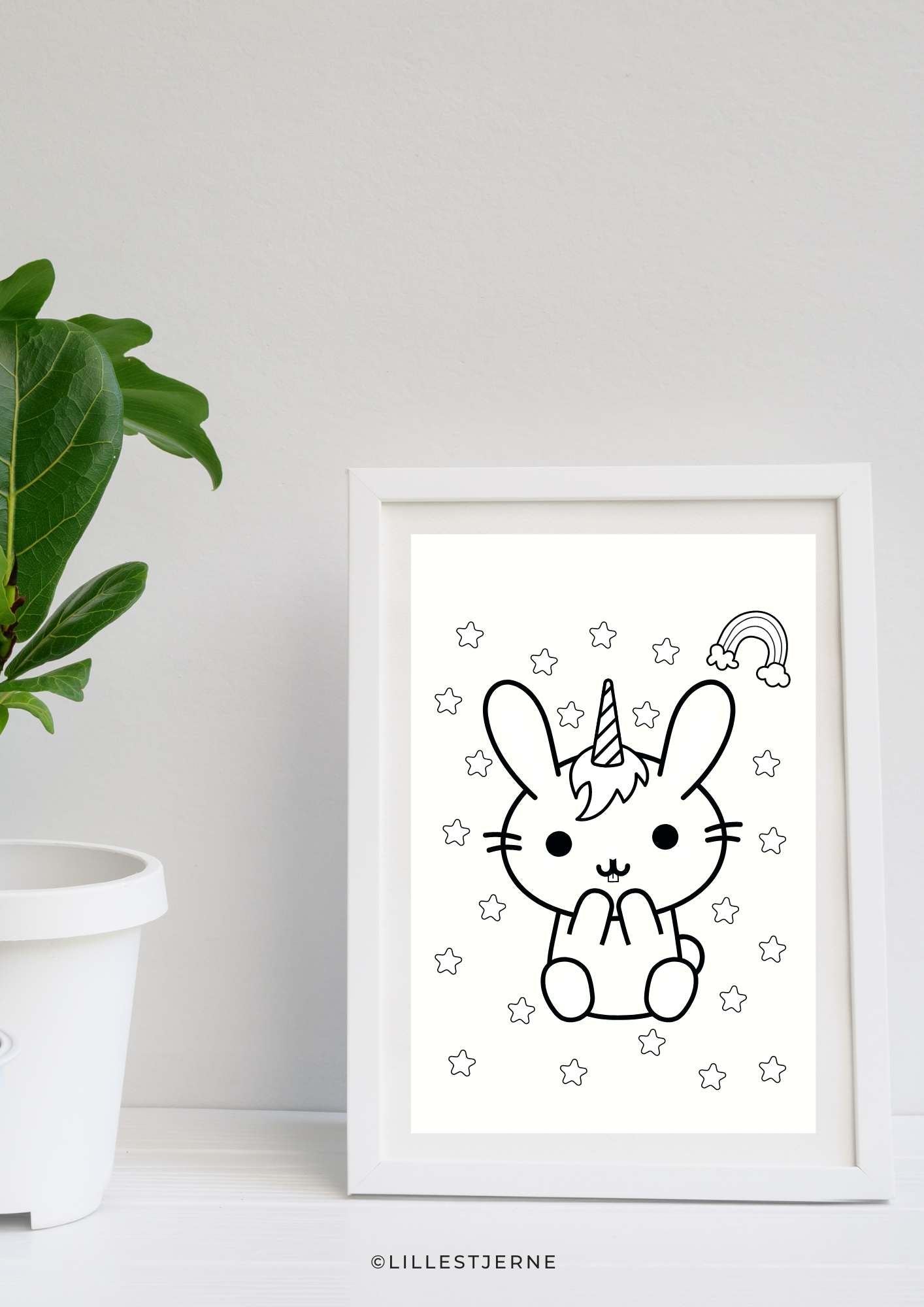 Kawaii tegninger for barn | 50 tegneark med søte mat-motiv | PDF og PNG