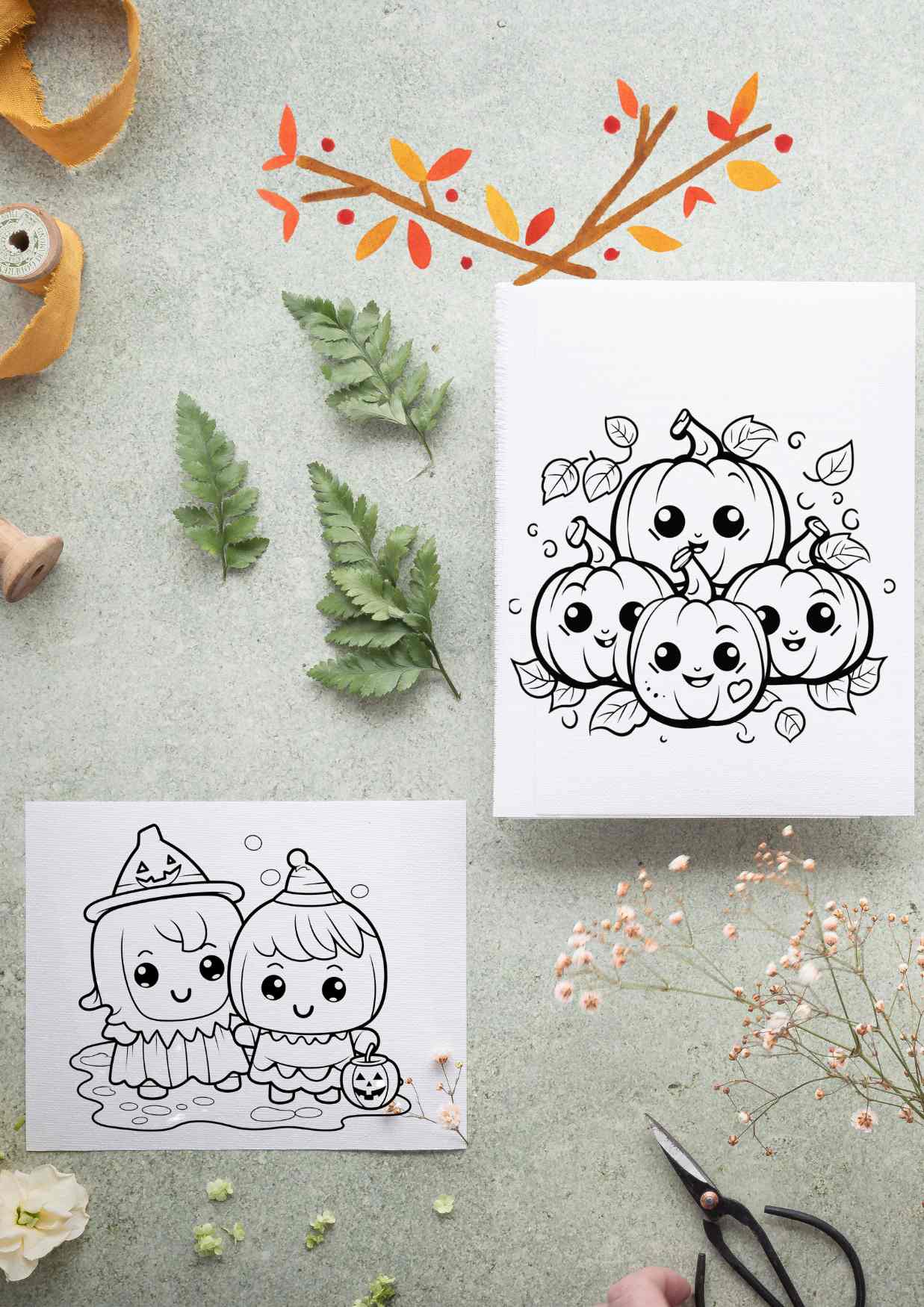HALLOWEEN Moro | 40 sider fargelegging | PDF utskrivbare sider