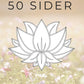 Blomsterlill fargeleggingsbok | 50 fargeleggingssider | PDF og PNG
