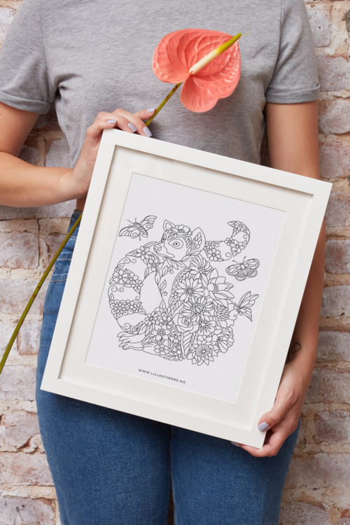 Blomsterdyr fargeleggingssider | 40 ark fargeleggingssider til nedlastning | PDF og PNG