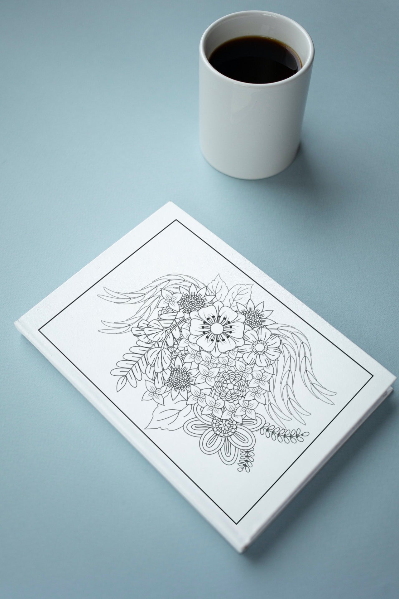 Fargelegg blomstrende hage | 50 fargeleggingsark med blomster | PDF og PNG