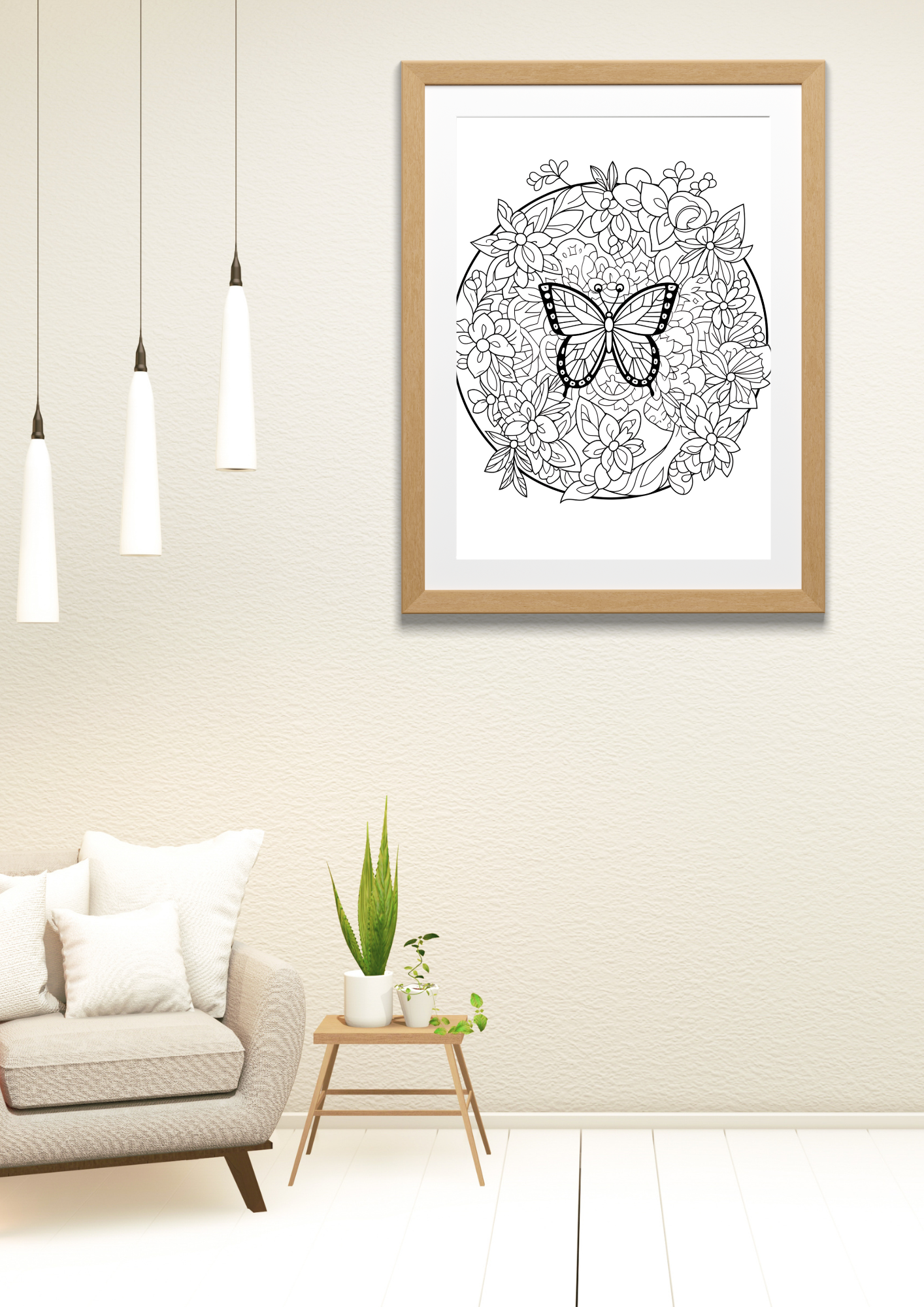 Mandala flower | 80 ark å fargelegge blomster | PDF og PNG