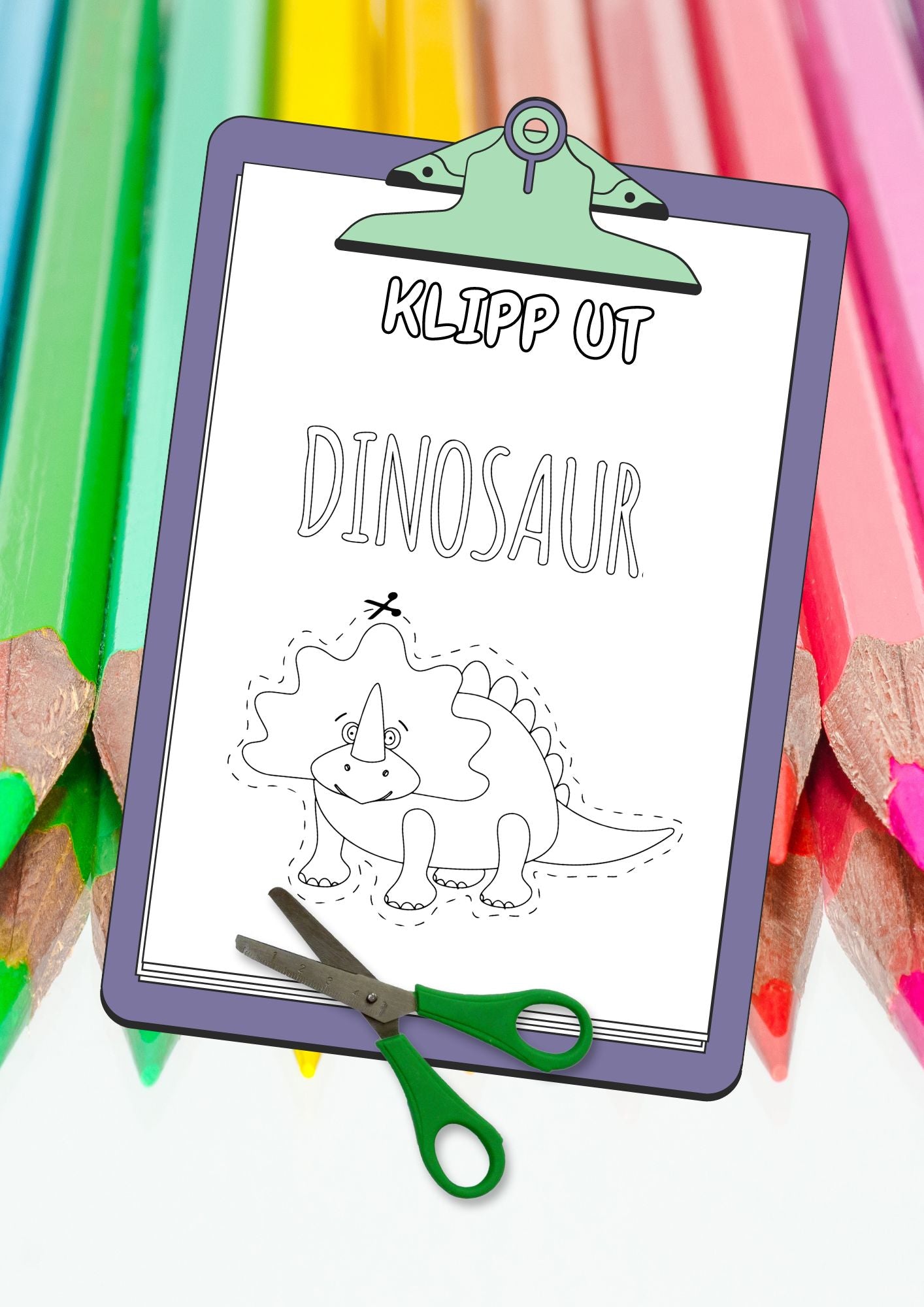 AKTIVITETSBOK FOR BARN | Dinosaurus oppgaver med 125 sider | Skriv ut