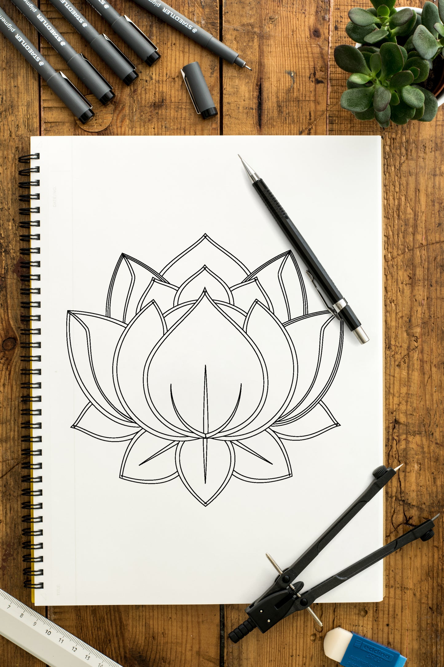 Blomsterlill fargeleggingsbok | 50 fargeleggingssider | PDF og PNG