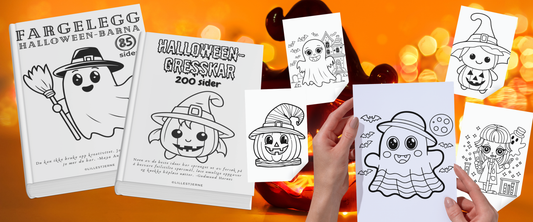 Halloween fargelegging: skap magiske øyeblikk med barna