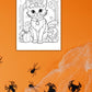 HALLOWEEN Kattepus | 100 sider fargelegging | PDF utskrivbare sider