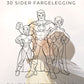 Superhelt fargeleggingsbok | 30 ark å fargelegge | PDF og PNG