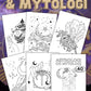 Astrologi fargeleggingsbok for voksne | 40 sider | PDF og PNG utskrift