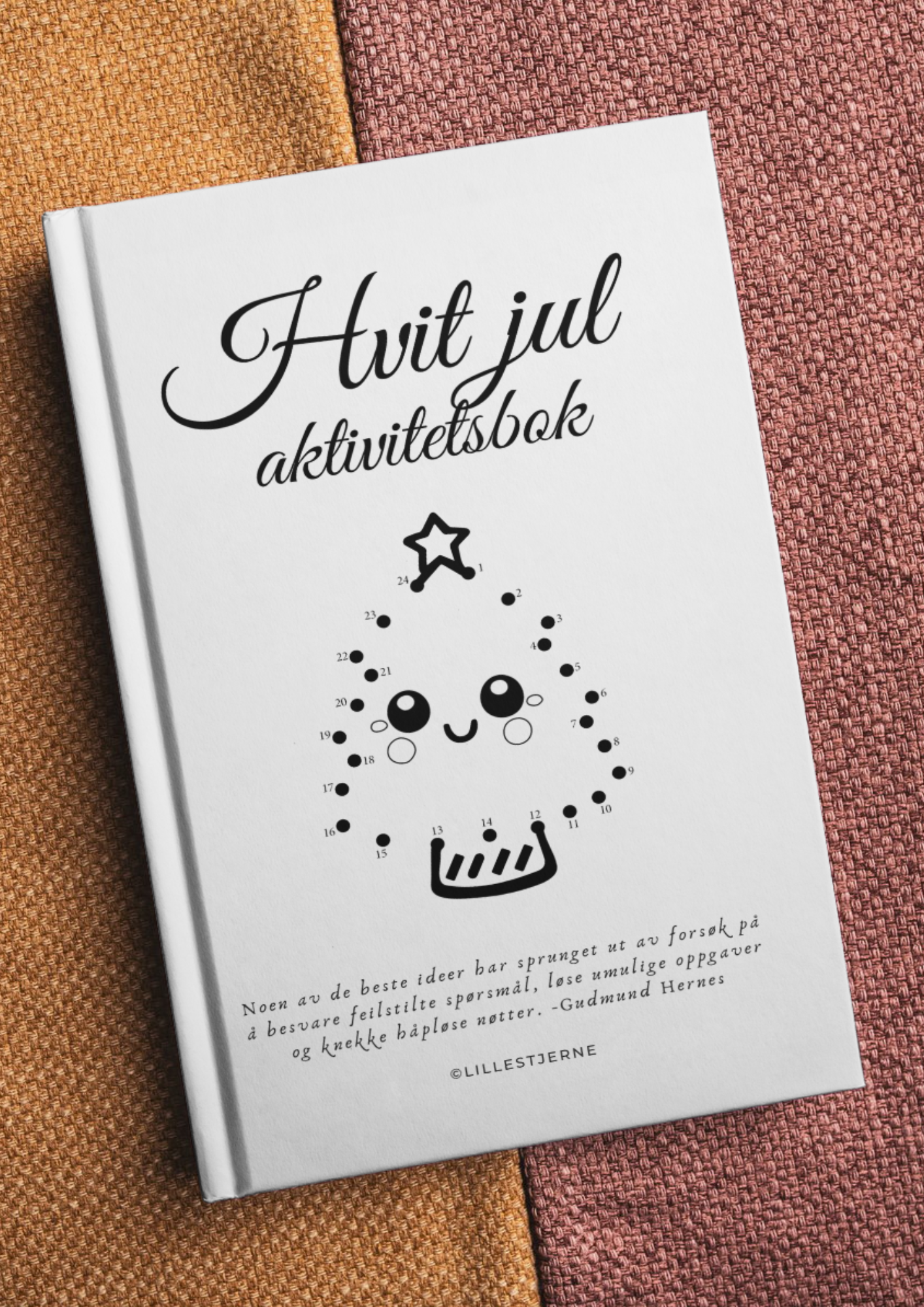 JUL AKTIVITETSBOK | Hvit jul 100 sider | Skriv ut